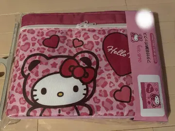 헬로키티 곰 인형옷 레오파드 무늬 뚜껑 있는 수납 박스