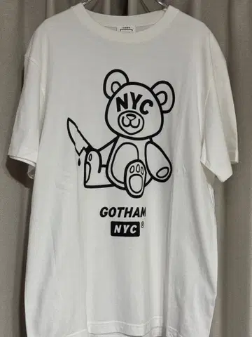 GOTHAM NYC 곰 디자인 티셔츠