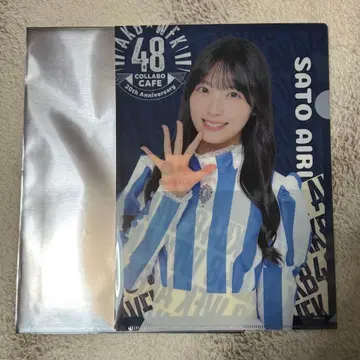 akb48 사토 키세 클리어 파일 웬디스 콜라보 카페