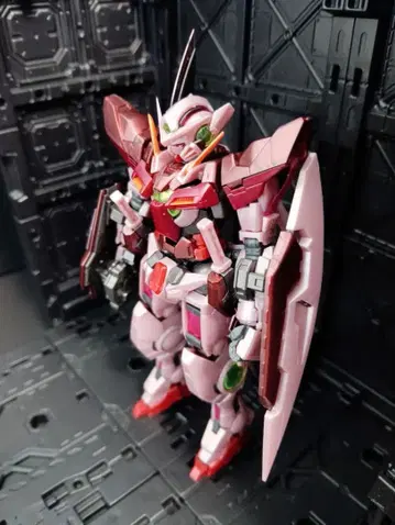 RG 건담 엑시아 (트랜잠 모드) 글로스 인젝션 완성품