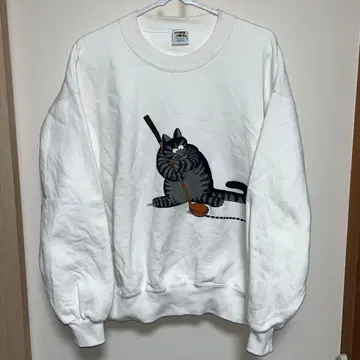 90s USA제 밤밤캣 맨투맨 M crazy shirt