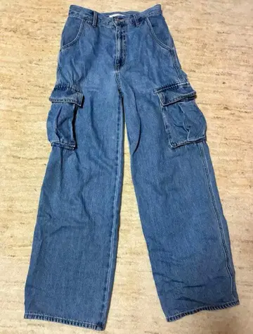 [ moussy ] 데님 카고 사이즈 2