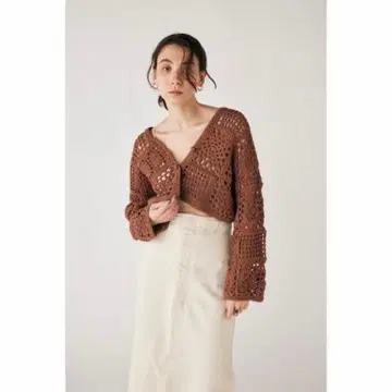 MOUSSY CROCHET 상의