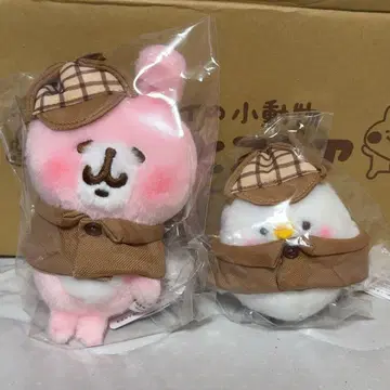 카나헤이 릴렉스 스토어 한정판 명탐정 봉제 인형 세트 피스케 토끼 B