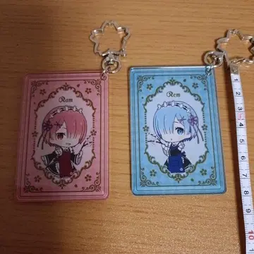 라무 렘 아크릴 키링 리제로 이세계 서점 굿즈 페어