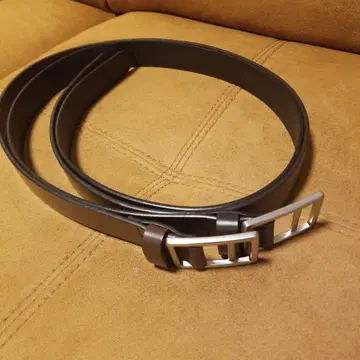 유니클로 가죽 벨트 블랙 브라운 2개 세트