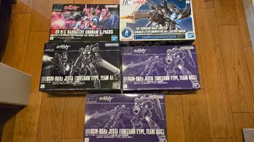 HG 건담 NT 건담 프라모델 세트 5기