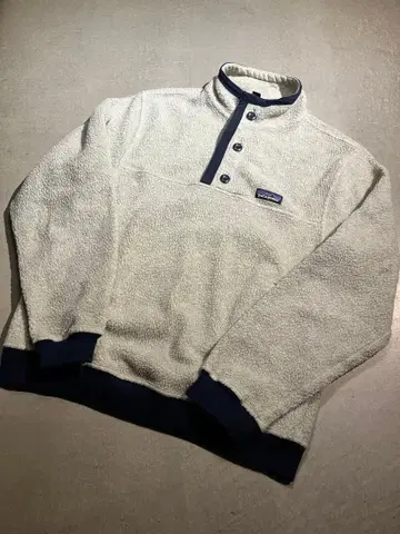 patagonia 시어링 버튼 풀오버