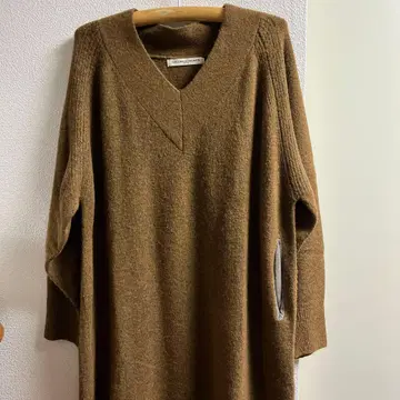 GALLARDAGALANTE 브라운 니트 원피스