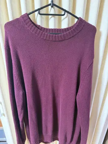 L.L.Bean 퍼플 니트 스웨터 M 사이즈