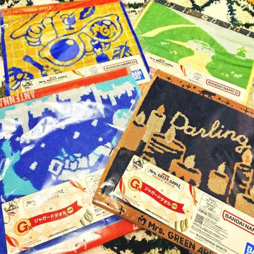 Mrs. GREEN APPLE 제일복권 / G상 타월 4장 세트