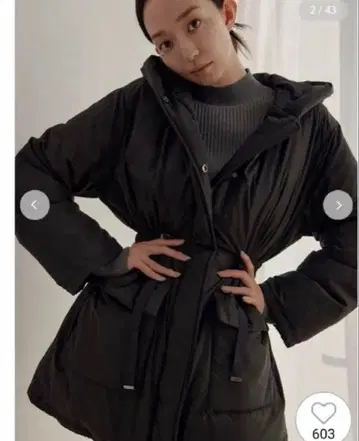 2022년작 스나이델 니시카와 레이디 모즈 다운 블랙 S