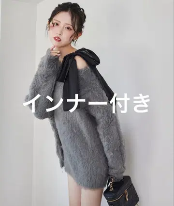 one after another nice claup 니트 원피스