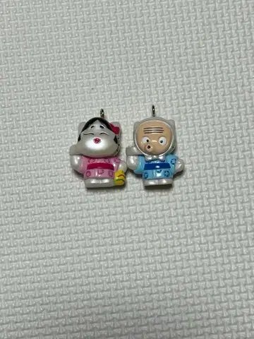 헬로키티 다니엘 페어 키링 카바야 식품 콜라보 상품 가면 키티