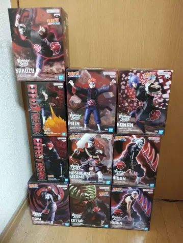 나루토 아카츠키 피규어 세트 10개