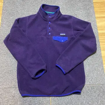 patagonia Synchilla 스냅T 보라색 플리스 파타고니아