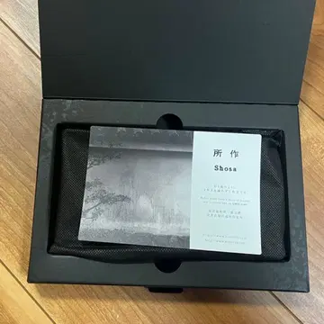 쇼사 롱 월렛 브라이들 레더 네이비