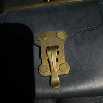 네이비 가죽 3단 폴더형 지갑 수납 가방 포함