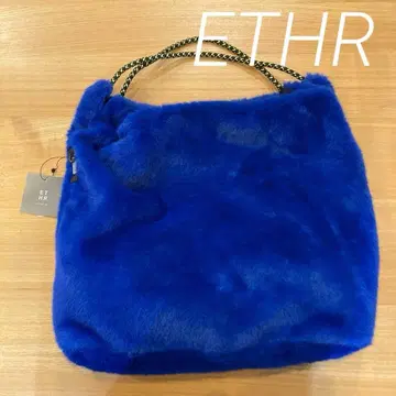 야마다야 YAMADAYA 여성용 백 블루 퍼 2way