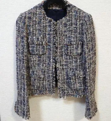 ANAYI 노카라 트위드 자켓