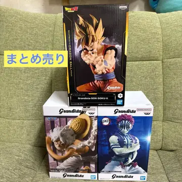 Grandista 피규어 세트 루피, 손오공, 아카자 미개봉 새상품 세트