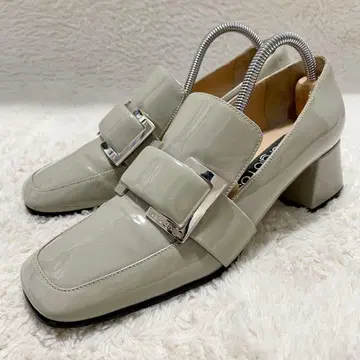 세르지오로시 SR PRINCE 패턴트 레더 힐 로퍼