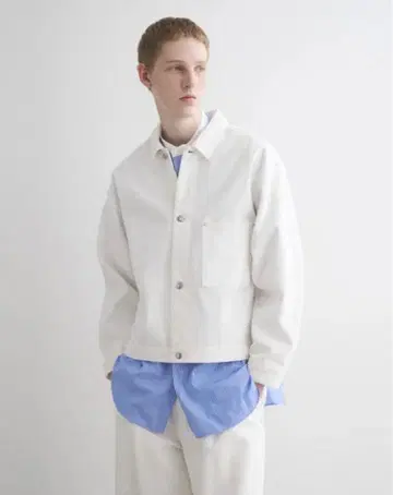 트래디셔널 웨더웨어 화이트 자켓 38