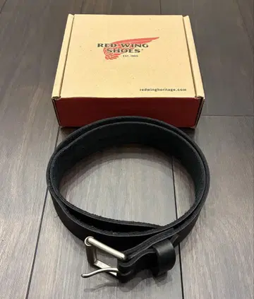 새상품급 RED WING 가죽 벨트 블랙 파이오니어 32