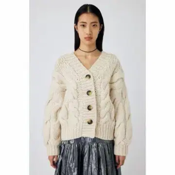 MOUSSY 볼륨 케이블 가디건