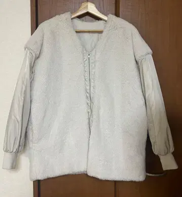 퍼 도킹 블루종 [ GRL ] 아이보리