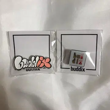 buddix 핀 배지 2개 세트