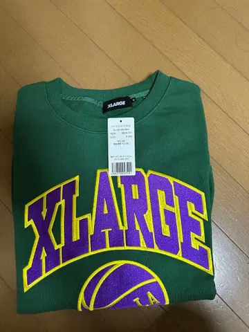 XLARGE 자수 빅 로고 농구 맨투맨 당일 발송