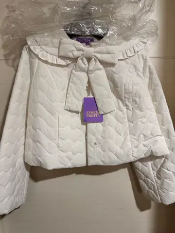 Angelic Pretty Fluffy Heart 자켓 시로