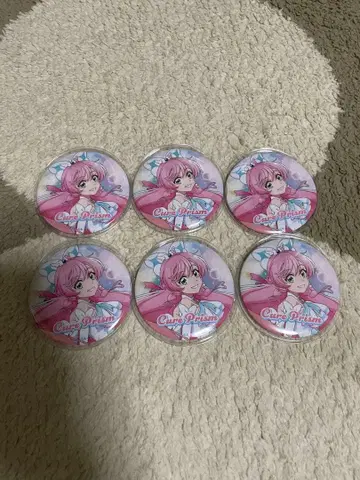 큐어 프리즘 캔뱃지 6개 세트