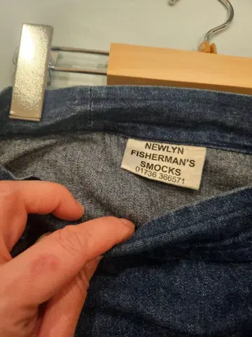 NEWLYN FISHERMAN'S SMOCKS 다크 블루