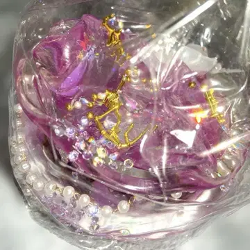 니에니에 해외 스퀴즈 반짝반짝 선생님 보라 나비 화분