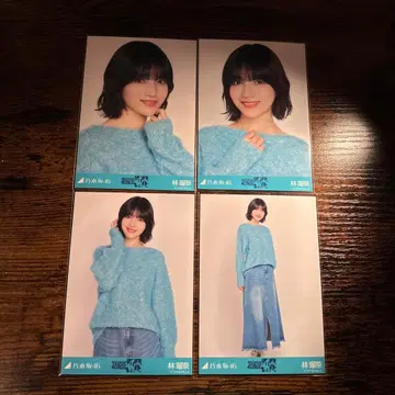 노기자카46 브로마이드 하야시 루나 니트 x 롱 데님 스커트 컴프