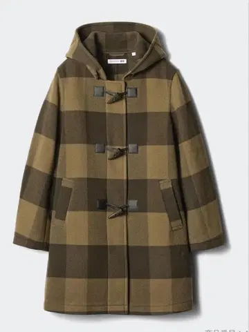 미사용 택 포함 울 블렌드 더플 코트