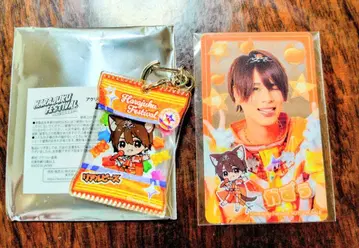 [가라오케 마네키네코 하라주쿠 페스티벌 키링 & 클리어 카드] 카즈우