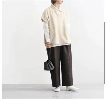 Phlannel 스키퍼 판초 아이보리