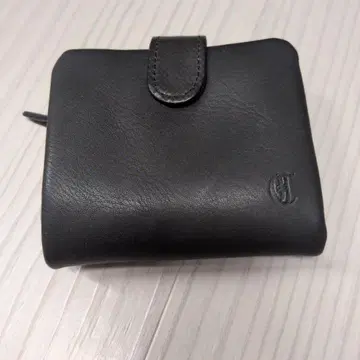 클레도란 가죽 블랙 접이식 지갑