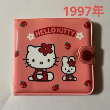 헤이세이 레트로 헬로키티 당시 물건 접이식 비닐 지갑