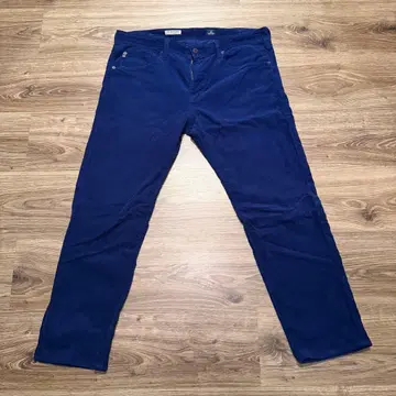 AG 네이비 코듀로이 스키니 팬츠 36