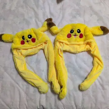 포켓몬 피카츄 모자 후드 모자 채비 펌프