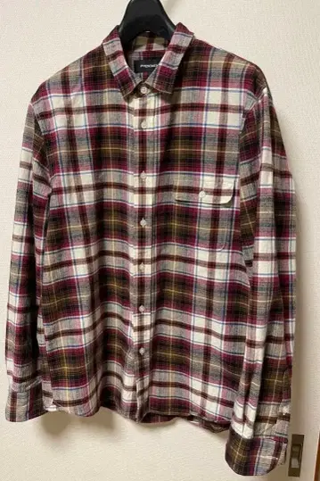 PHENOMENON 체크 무늬 플란넬 셔츠