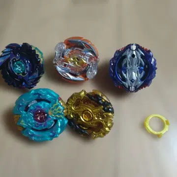 베이블레이드 세트 5개 레벨 칩 포함