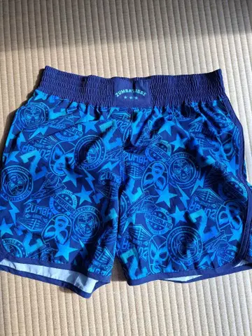 Zumba Libre 남성용 숏팬츠 M 블루/그린