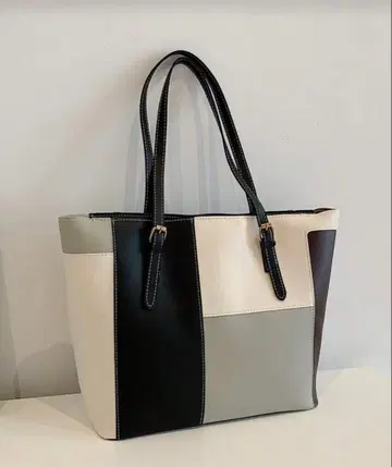 패치워크 디자인 토트백