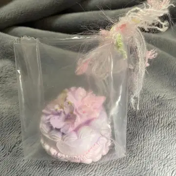 주물주물 해외 스퀴즈 꽃 선생님 핑크 x 보라색 케이크