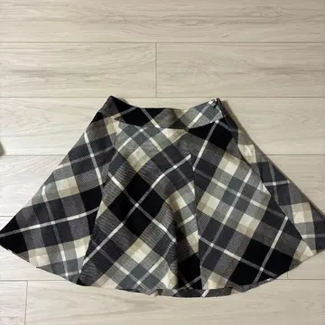 BLUE LABEL CRESTBRIDGE 체크 무늬 플레어 스커트 36